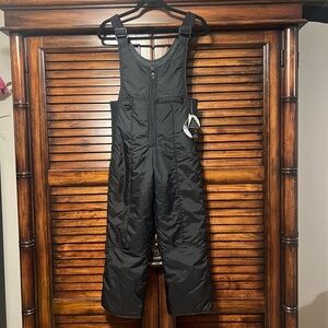 NWT Rawik Youth Cirque Black Snow Bib Waterproof Overalls Size Medium